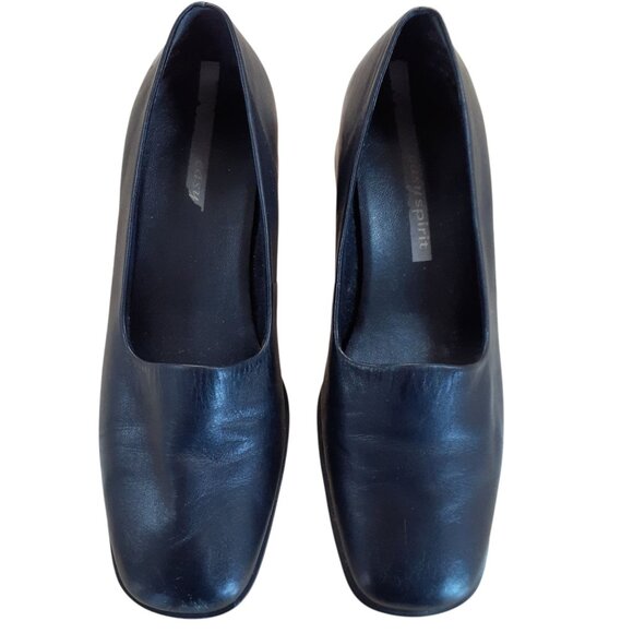 Easy Spirit Womens Flats Black Leather Anti-Gravity Slip On Loafer Size 6.5 - Picture 1 of 4
